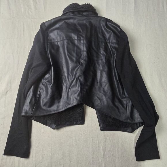 Jack Black Faux Leather Zip-Up Jacket | Women’s Size Small | Stylish Moto Jacket - Picture 2 of 15